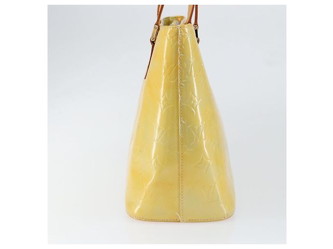 Borsa a mano Houston Monogram Vernis Louis Vuitton Giallo - vista 3