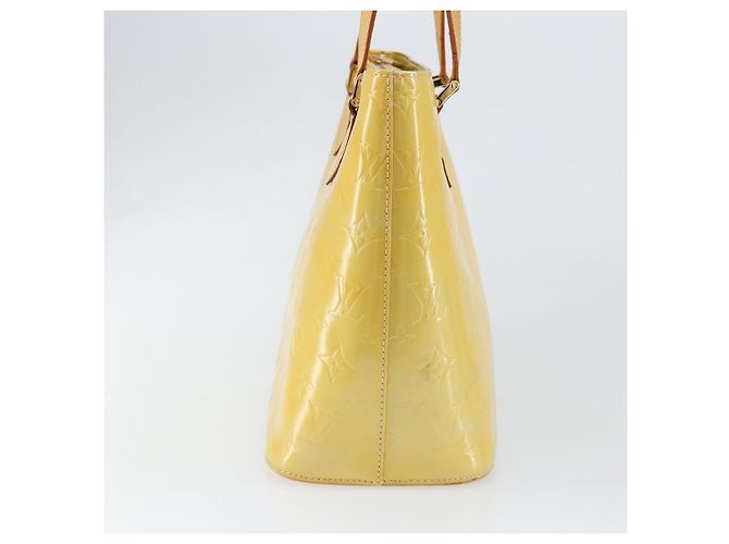 Borsa a mano Houston Monogram Vernis Louis Vuitton Giallo - vista 4