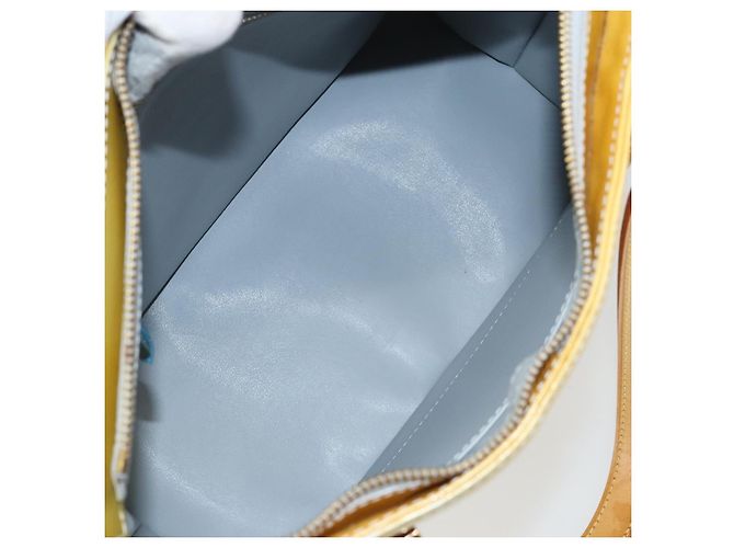 Borsa a mano Houston Monogram Vernis Louis Vuitton Giallo - vista 5