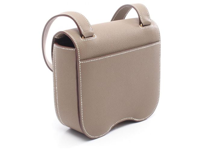 Borsa a Spalla Mini Della Cavalleria Hermès Marrone - vista 2