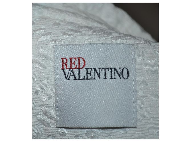 Red Valentino Seidenkleid weiß - Ansicht 5