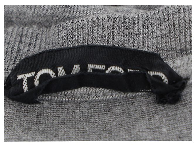 Tom Ford Henley T-shirt in Grey Viscose - view 4