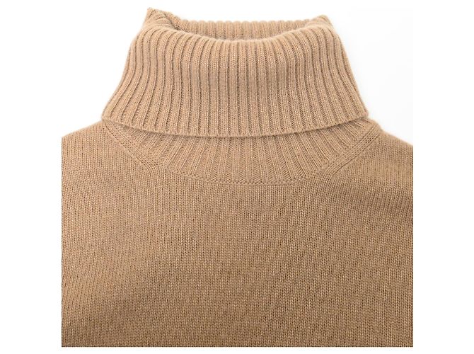 Suéter de lana marrón con cuello enrollado Max Mara Castaño Roja - vista 5
