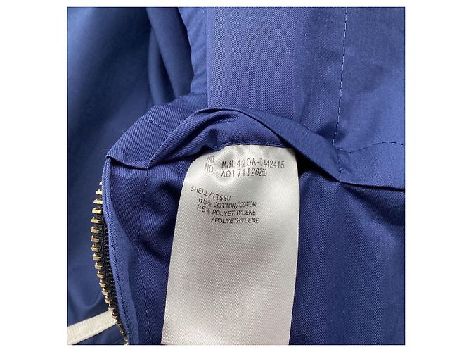 Blazer con cappuccio a un bottone Thom Browne in cotone blu navy - vista 7