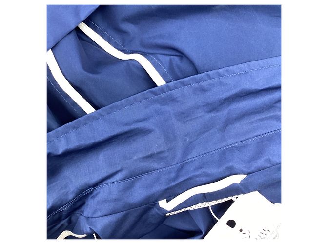 Blazer con cappuccio a un bottone Thom Browne in cotone blu navy - vista 9