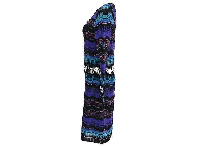 Abito Midi Chevron M Missoni in Cotone Multicolore - vista 2