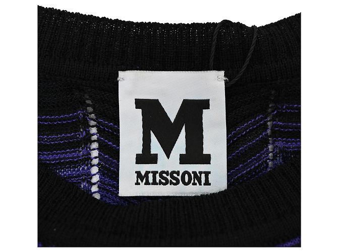 Abito Midi Chevron M Missoni in Cotone Multicolore - vista 4