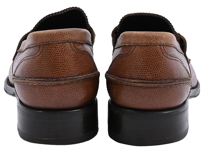 Mocassins Penny Tom Ford em couro marrom Vermelho - vista 3