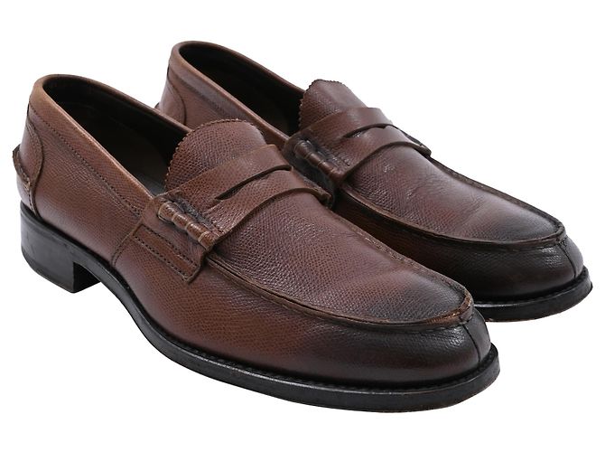 Mocassins Penny Tom Ford em couro marrom Vermelho - vista 4