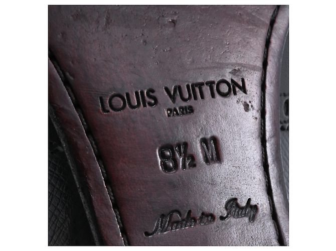 Oxfords con lacci Louis Vuitton in pelle nera Nero - vista 8