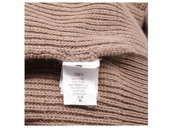 Brauner Baumwollpullover mit Rundhalsausschnitt von Brunello Cucinelli Rot - Ansicht 6