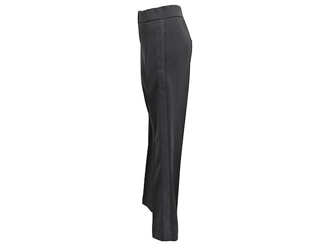 Fendi Side Stripe Pants in Black Polyester - view 2