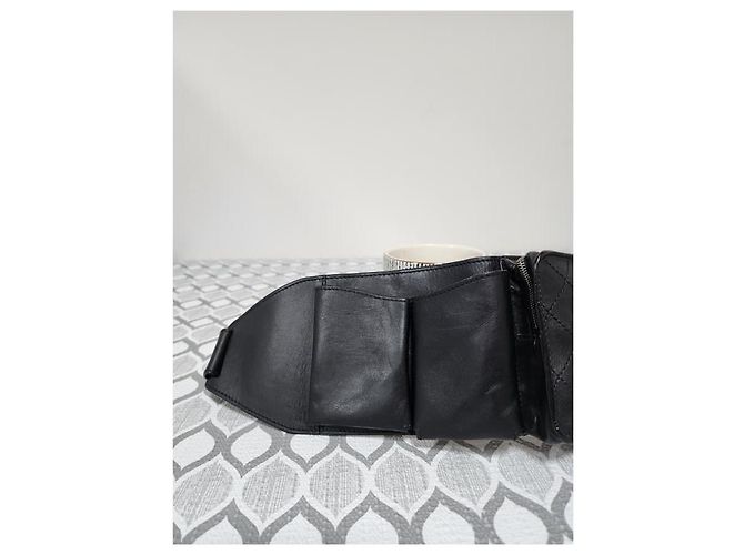 Chanel 2014 Borsa a vita/quilted nera Nero - vista 12