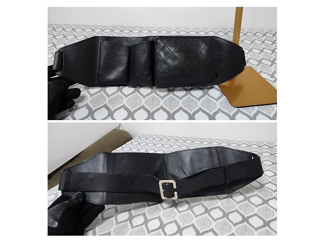 Chanel 2014 Borsa a vita/quilted nera Nero - vista 4