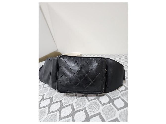 Chanel 2014 Borsa a vita/quilted nera Nero - vista 5
