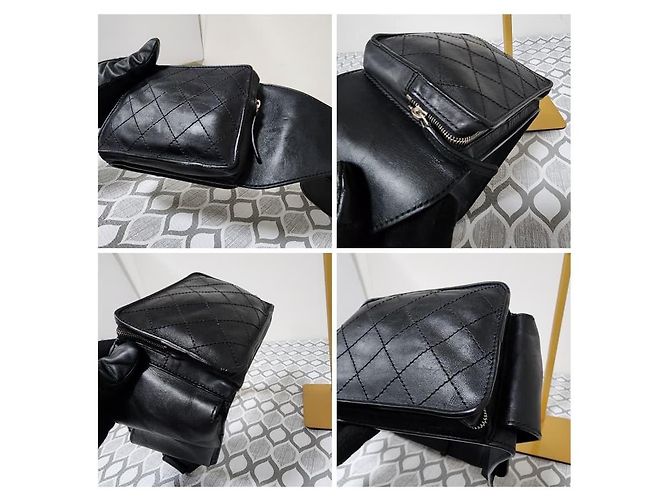 Chanel 2014 Borsa a vita/quilted nera Nero - vista 6