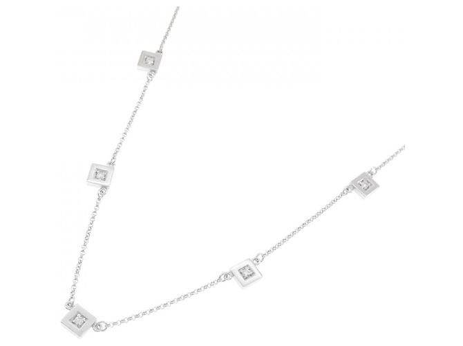 Autre Marque Collar de diamantes Au750 Plata - vista 2