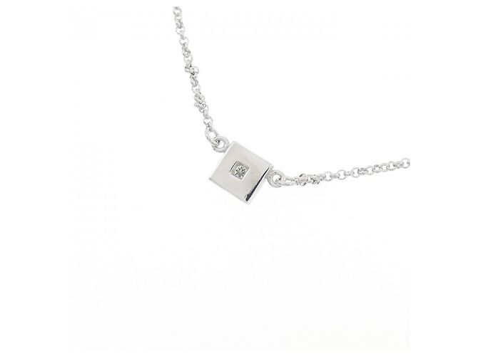 Autre Marque Collar de diamantes Au750 Plata - vista 4