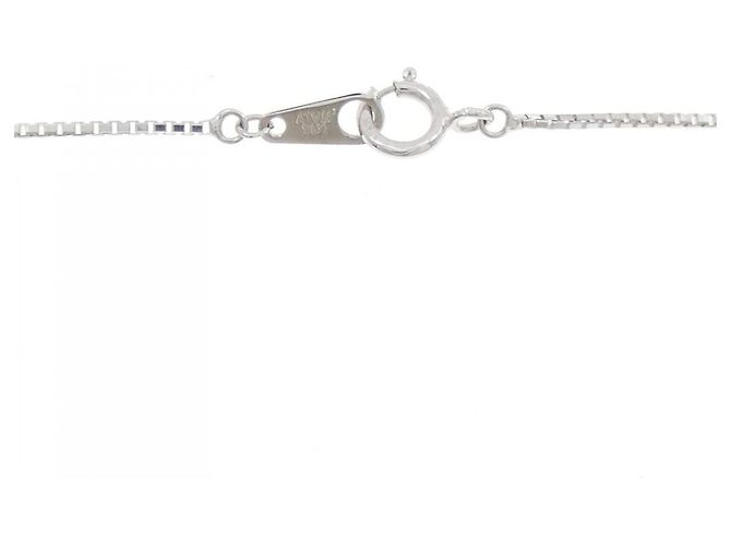 Autre Marque Collar de diamantes de oro blanco K14 Plata - vista 5