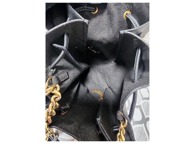Borsa a secchiello piccola Bourse decorata Yves Saint Laurent nera Nero - vista 11