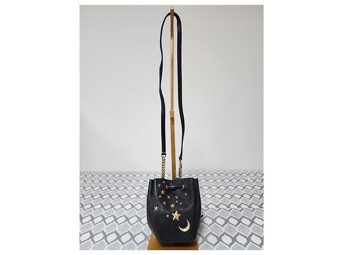 Borsa a secchiello piccola Bourse decorata Yves Saint Laurent nera Nero - vista 12
