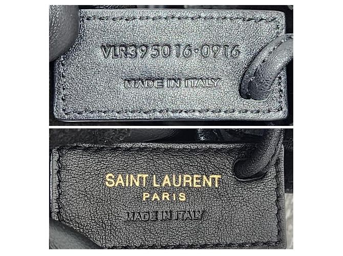 Borsa a secchiello piccola Bourse decorata Yves Saint Laurent nera Nero - vista 3