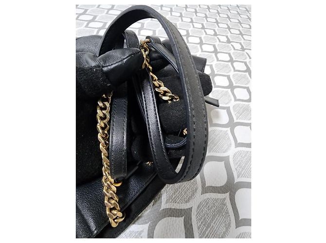 Borsa a secchiello piccola Bourse decorata Yves Saint Laurent nera Nero - vista 8