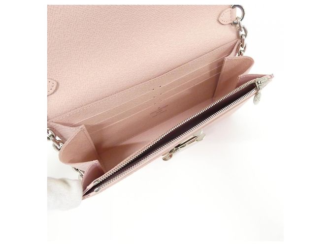 Cartera Twist de Epi Louis Vuitton con cadena Rosa - vista 7