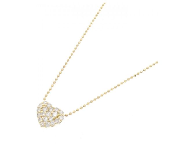 Autre Marque Collana con diamante a forma di cuore Au750 D'oro - vista 2