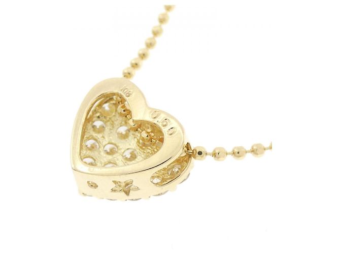 Autre Marque Collana con diamante a forma di cuore Au750 D'oro - vista 4