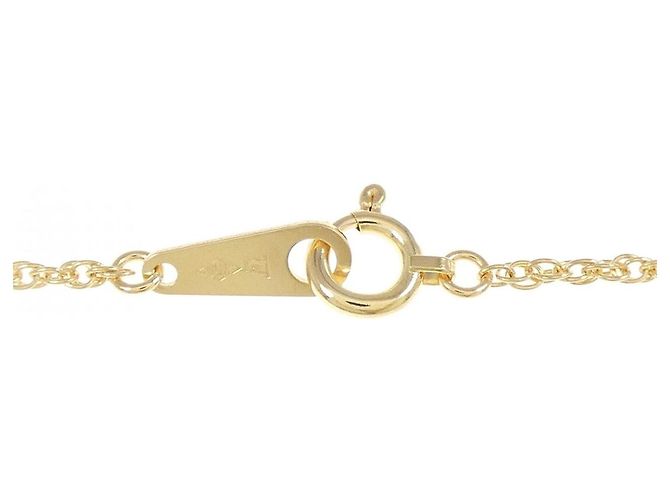 Autre Marque Au750 Farbstein-Halskette Golden - Ansicht 5