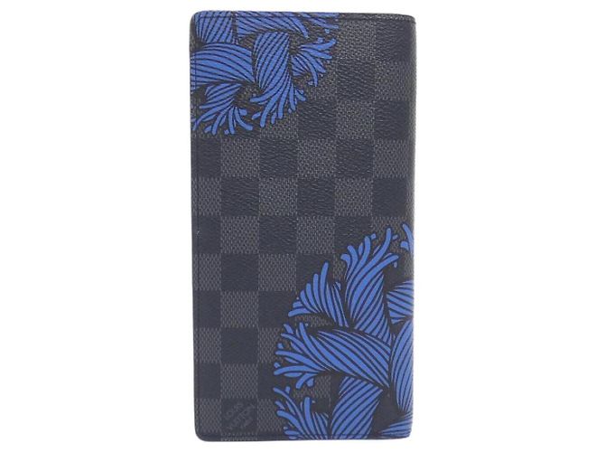 Portafoglio Brazza Damier Graphite Louis Vuitton Grigio - vista 2
