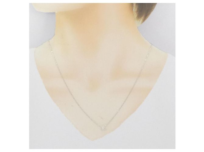 Autre Marque Collana con diamanti Au750 Argento - vista 6