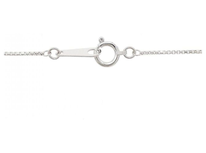Autre Marque Collana con croce di diamante in oro bianco Au750 Argento - vista 5