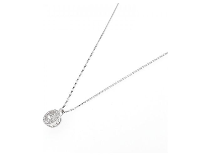 Autre Marque Collana in diamante Pt900 Pt850 Argento - vista 2