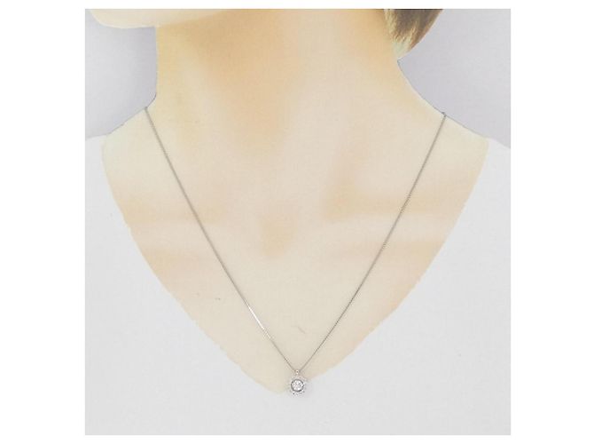 Autre Marque Collana in diamante Pt900 Pt850 Argento - vista 6