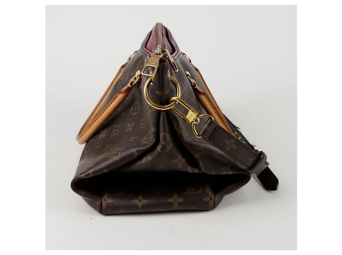 Louis Vuitton Borsa a Spalla Palais MM Marrone - vista 3