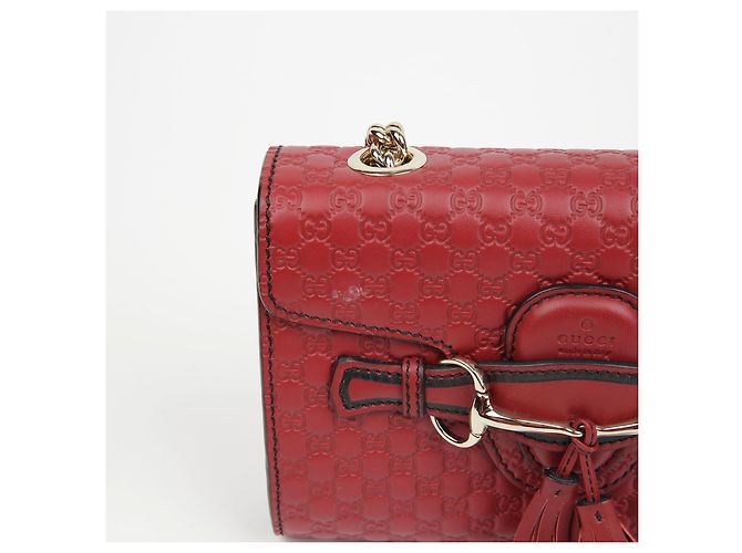Gucci Emily Mini Schultertasche Rot - Ansicht 3