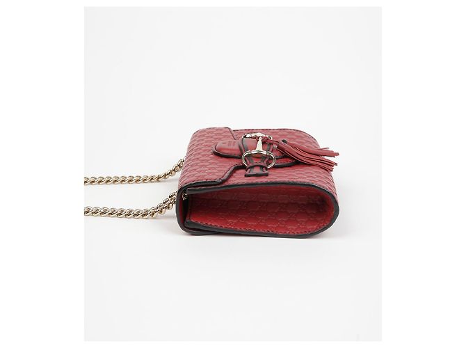 Gucci Emily Mini Schultertasche Rot - Ansicht 5