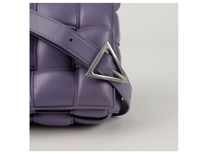 Bottega Veneta Borsa a tracolla Padded Cassette Porpora - vista 2