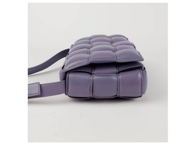 Bottega Veneta Borsa a tracolla Padded Cassette Porpora - vista 4