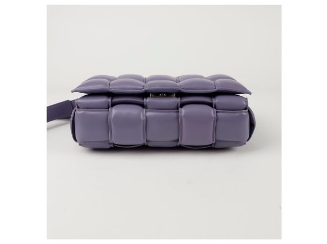 Bottega Veneta Borsa a tracolla Padded Cassette Porpora - vista 6