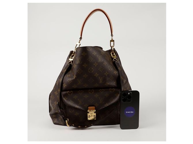 Louis Vuitton Borsa a Spalla Metis Tote Marrone - vista 9