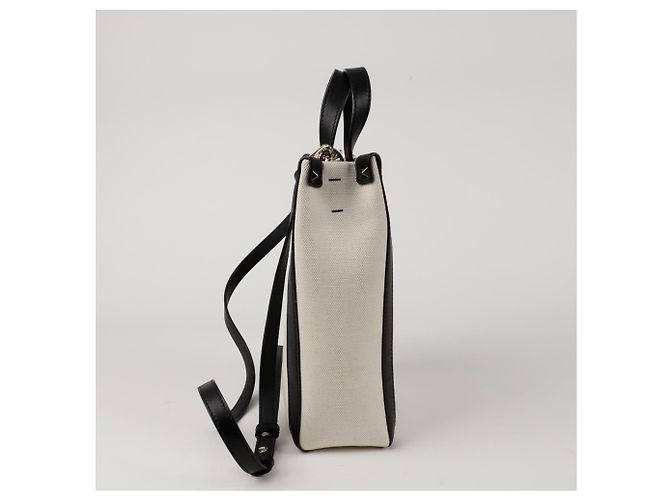 Valentino Borsa a spalla mini VLTN Bianco - vista 5