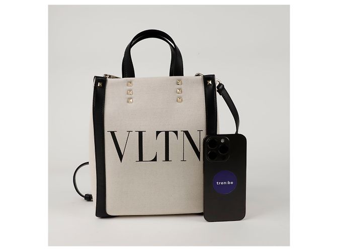 Valentino Borsa a spalla mini VLTN Bianco - vista 7