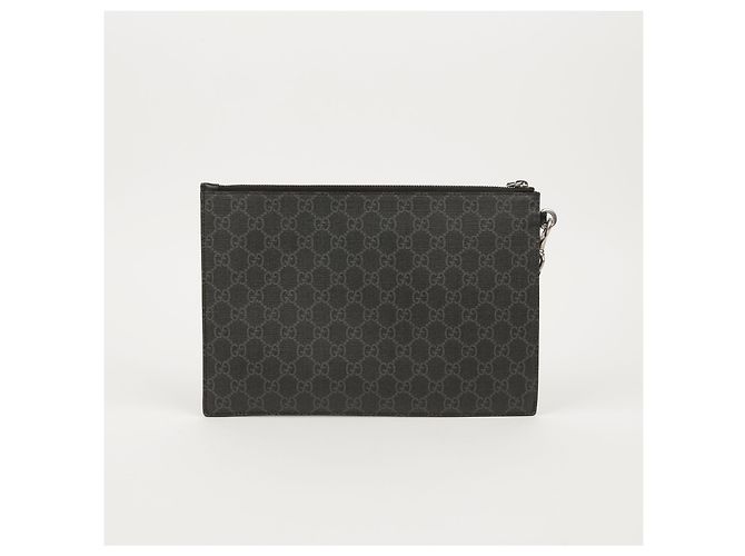 Gucci Clutch con tracolla Kingsnake Nero - vista 3