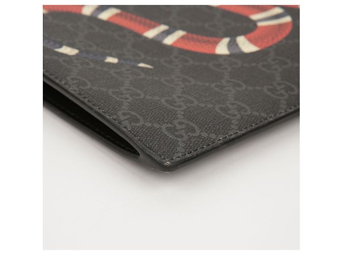 Gucci Clutch con tracolla Kingsnake Nero - vista 6
