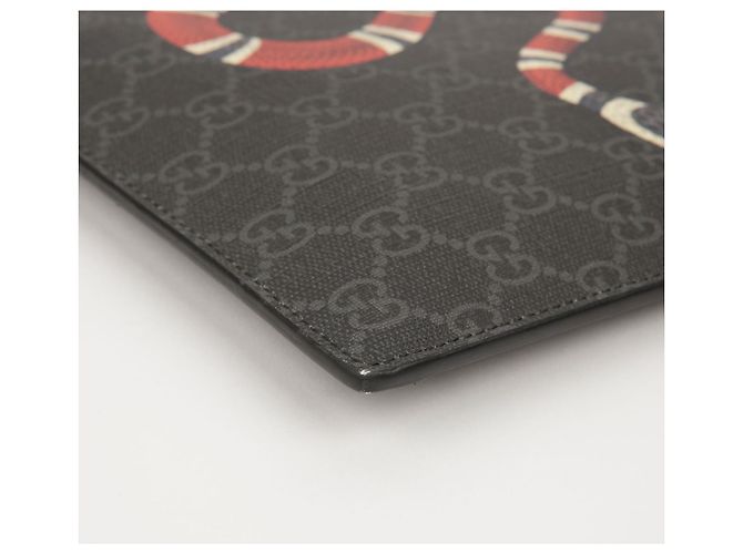 Gucci Clutch con tracolla Kingsnake Nero - vista 7