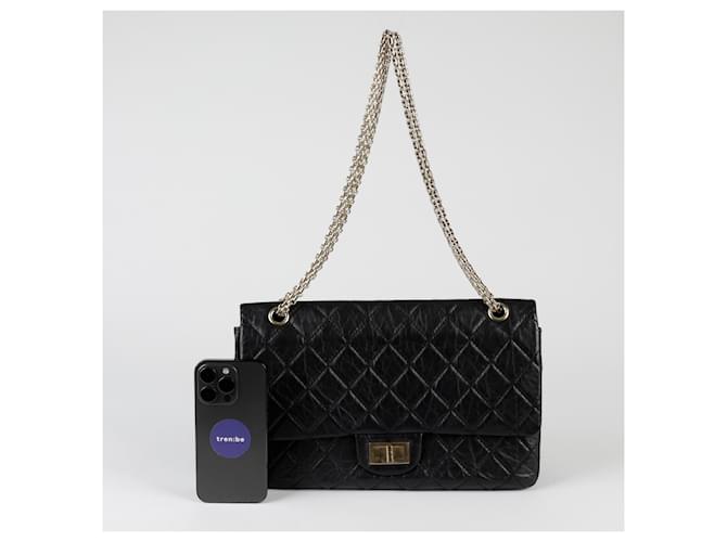 Chanel Borsa a Spalla e a Tracolla Maxi Flap Nero - vista 10