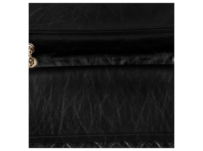 Chanel Borsa a Spalla e a Tracolla Maxi Flap Nero - vista 11